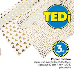 TEDi Papier cadeau offre