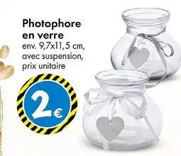 TEDi Photophore en verre offre