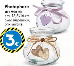 TEDi Photophore en verre e offre