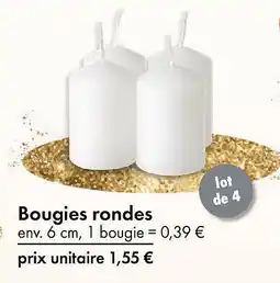 TEDi Bougies rondes offre