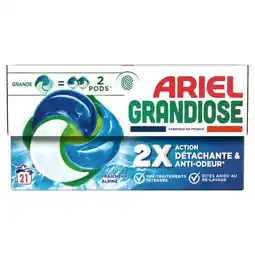 Carrefour ARIEL PODS GRANDIOSE Lessive en capsules offre