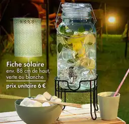 TEDi Fiche solaire offre
