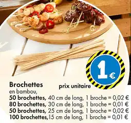 TEDi Brochettes offre