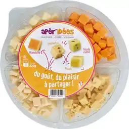 Carrefour APÉR'IDÉES Plateau Dés 4 fromages offre