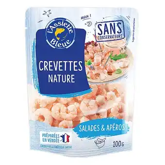 Carrefour ASSIETTE BLEUE Crevettes offre
