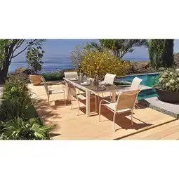 Carrefour HYBA LA TABLE + LES 6 FAUTEUILS offre