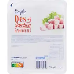 Carrefour SIMPL Dés de jambon offre