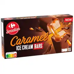 Carrefour CARREFOUR SENSATION Caramel Ice Cream Bars offre