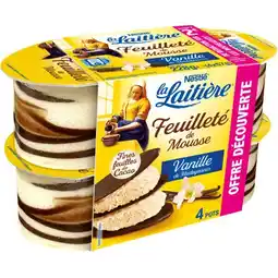 Carrefour LA LAITIÈRE Feuilleté de mousse Offre découverte offre