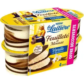 Carrefour LA LAITIÈRE Feuilleté de mousse Offre découverte offre