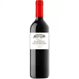 Carrefour CHÂTEAU BEAUMONT LES PIERRIERES A.O.P. Blaye Côtes de Bordeaux offre