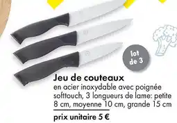 TEDi Jeu de couteaux offre