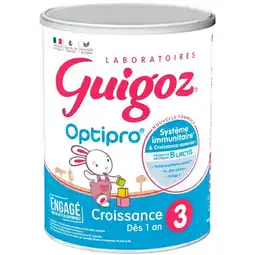 Carrefour GUIGOZ Lait en Poudre Croissance 3 Optipro offre