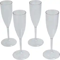 Carrefour CARREFOUR HOME Lot de 4 flûtes offre