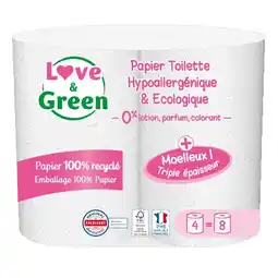 Carrefour LOVE & GREEN Papier hygiénique offre