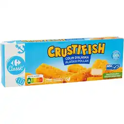 Carrefour Market CARREFOUR CLASSIC' Colin d'Alaska panés MSC surgelés offre