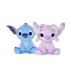 Carrefour DISNEY Peluche Fluffy 33 cm Stitch ou Angel offre