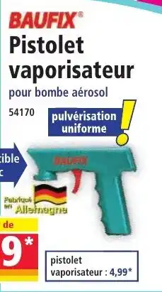 Norma Baufix pistolet vaporisateur offre