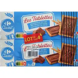 Carrefour Market CARREFOUR CLASSIC' Biscuits Les Tablettes offre