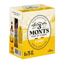 Carrefour Market 3 MONTS Bière blonde offre