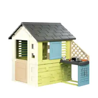 Carrefour SMOBY Maisonnette avec cuisine extérieure offre