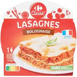 Carrefour Market CARREFOUR CLASSIC' Lasagne Bolognaise offre