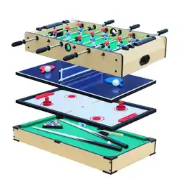 Carrefour TOPLIFE Table de jeux 4 en 1 offre