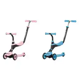 Carrefour SCRIBBLE Trottinette évolutive rose ou bleue offre
