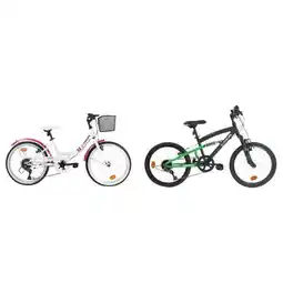 Carrefour TOP LIFE Vélo City 20 Panier Fille ou VTT 20 FS offre