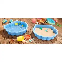 Carrefour Bac à sable coquille bleue offre