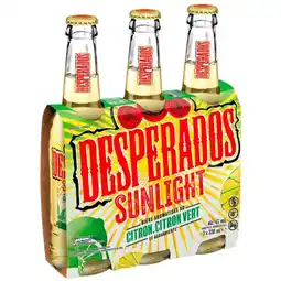 Carrefour Market DESPERADOS SUNLIGHT Bière aromatisée offre