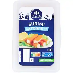 Carrefour Market CARREFOUR CLASSIC' Bâtonnets de Surimi MSC offre