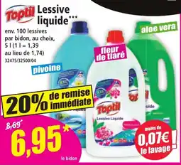 Norma Toptil lessive liquide offre