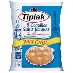 Carrefour Market TIPIAK Coquilles Saint-Jacques surgelées Prix Choc offre