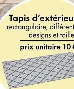 TEDi Tapis d'extérieur offre