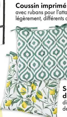 TEDi Coussin imprimé offre