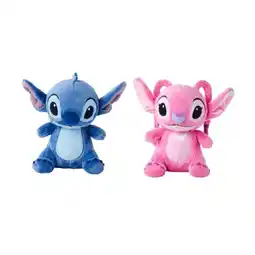 Carrefour Market DISNEY Peluche 17 cm Stitch ou Angel offre