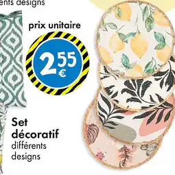 TEDi Set décoratif différents offre