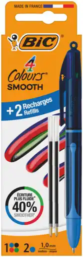 Carrefour Market BIC SUR TOUS LES STYLOS BILLE 4 COULEURS offre