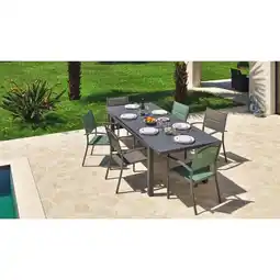 Carrefour Market HYBA LA TABLE + 6 FAUTEUILS offre
