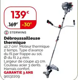 Weldom Sterwins Débroussailleuse thermique offre
