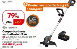 Weldom Sterwins Coupe-bordures sur batterie UP20 offre