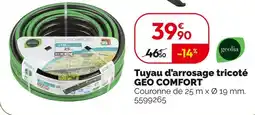Weldom Geolia Tuyau d'arrosage tricoté geo comfort offre