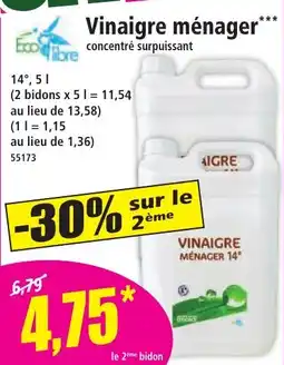 Norma Vinaigre ménager offre