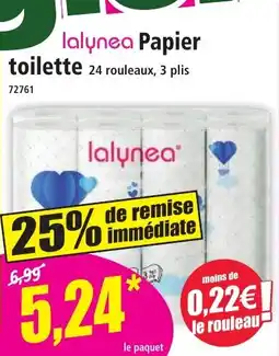 Norma Lalynea papier toilette offre