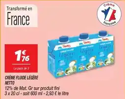 Netto Netto - crÚme fluide légÚre offre