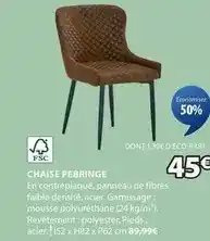 JYSK Chaise pebringe offre