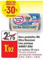 G20 Handy bag - sacs poubelles ultra résistant lien pratique offre
