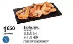 Monoprix Crevettes cuites offre