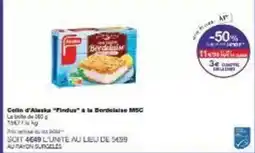Monoprix Findus - cellin d'alaska findure à in bcrofetaine msc offre